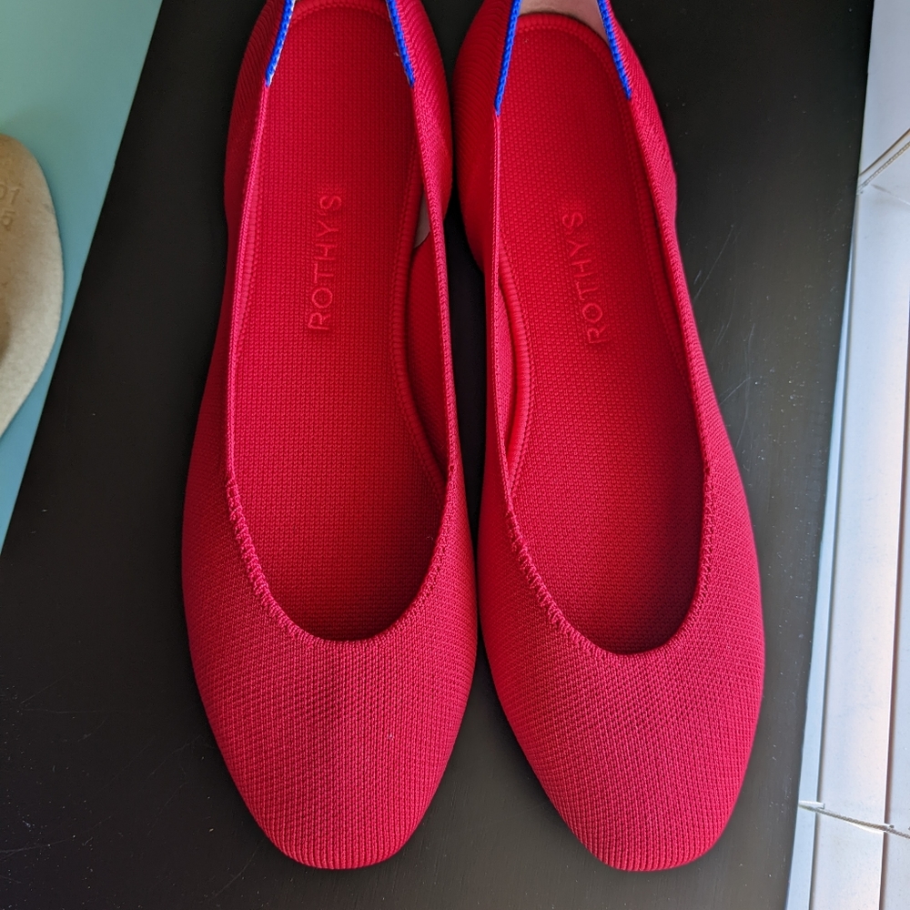 Rothy's square flats